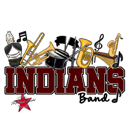 Indians Varsity Band-Maroon