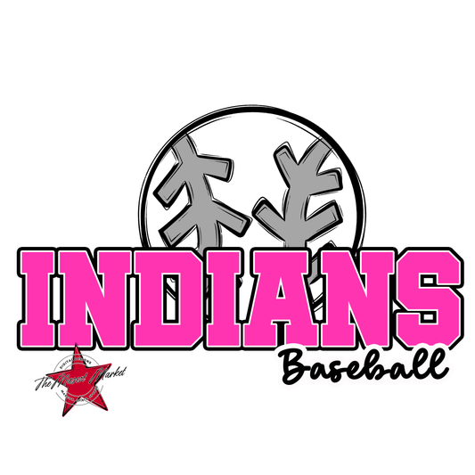 Indians Varsity Baseball-Pink