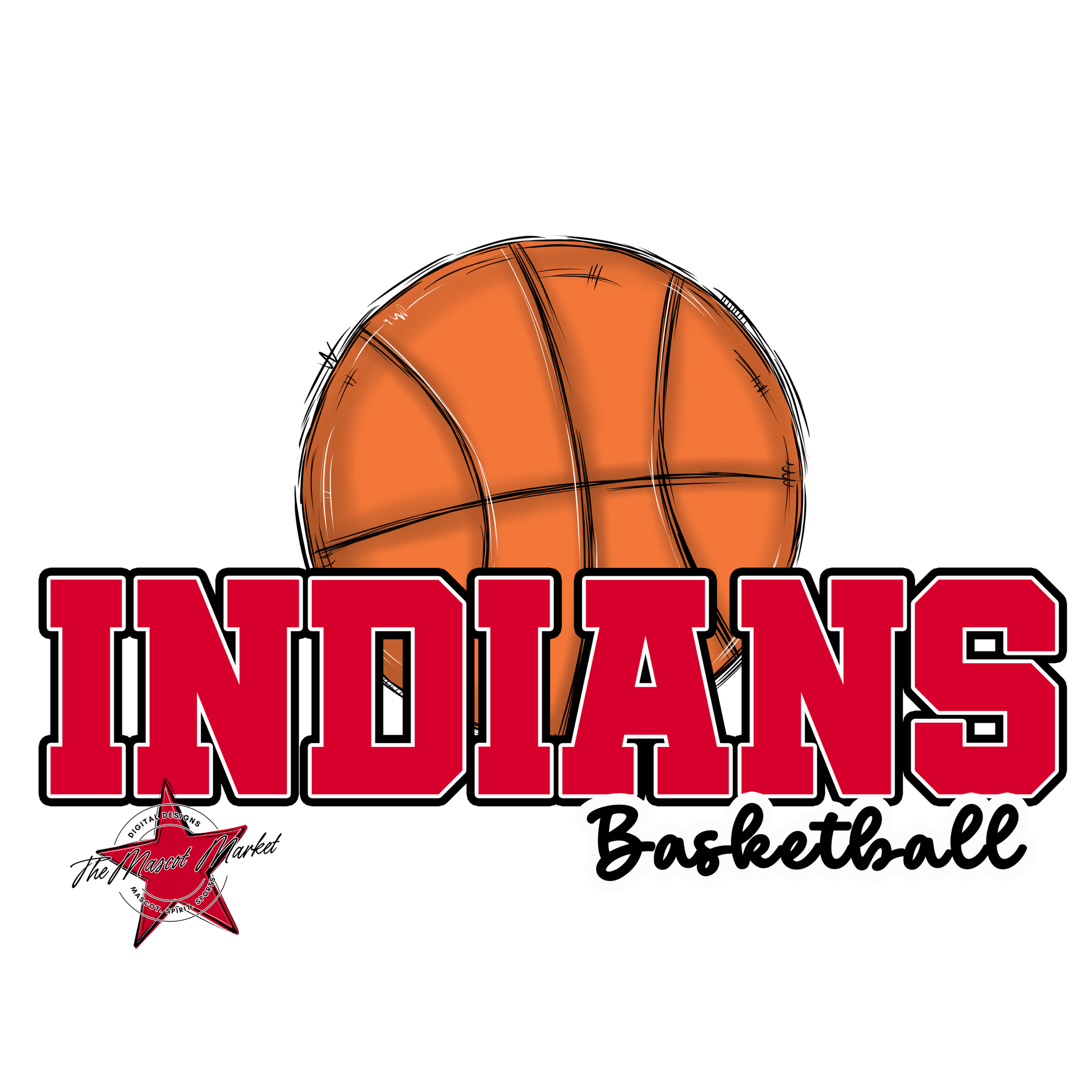 Indians Varsity Basketball-Red