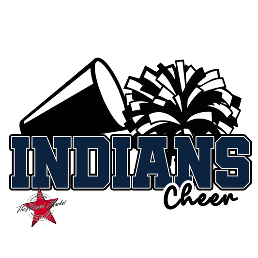 Indians Varsity Cheer-Navy