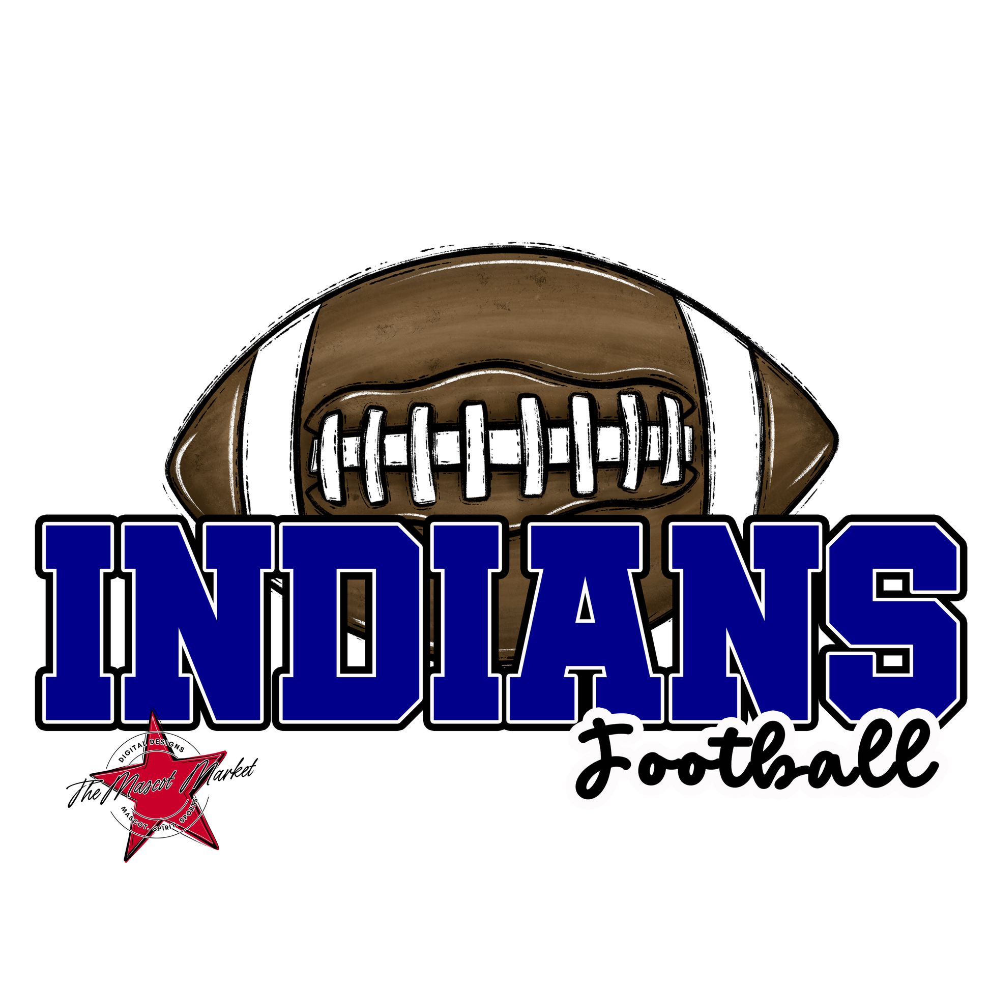 Indians Varsity Football-Blue