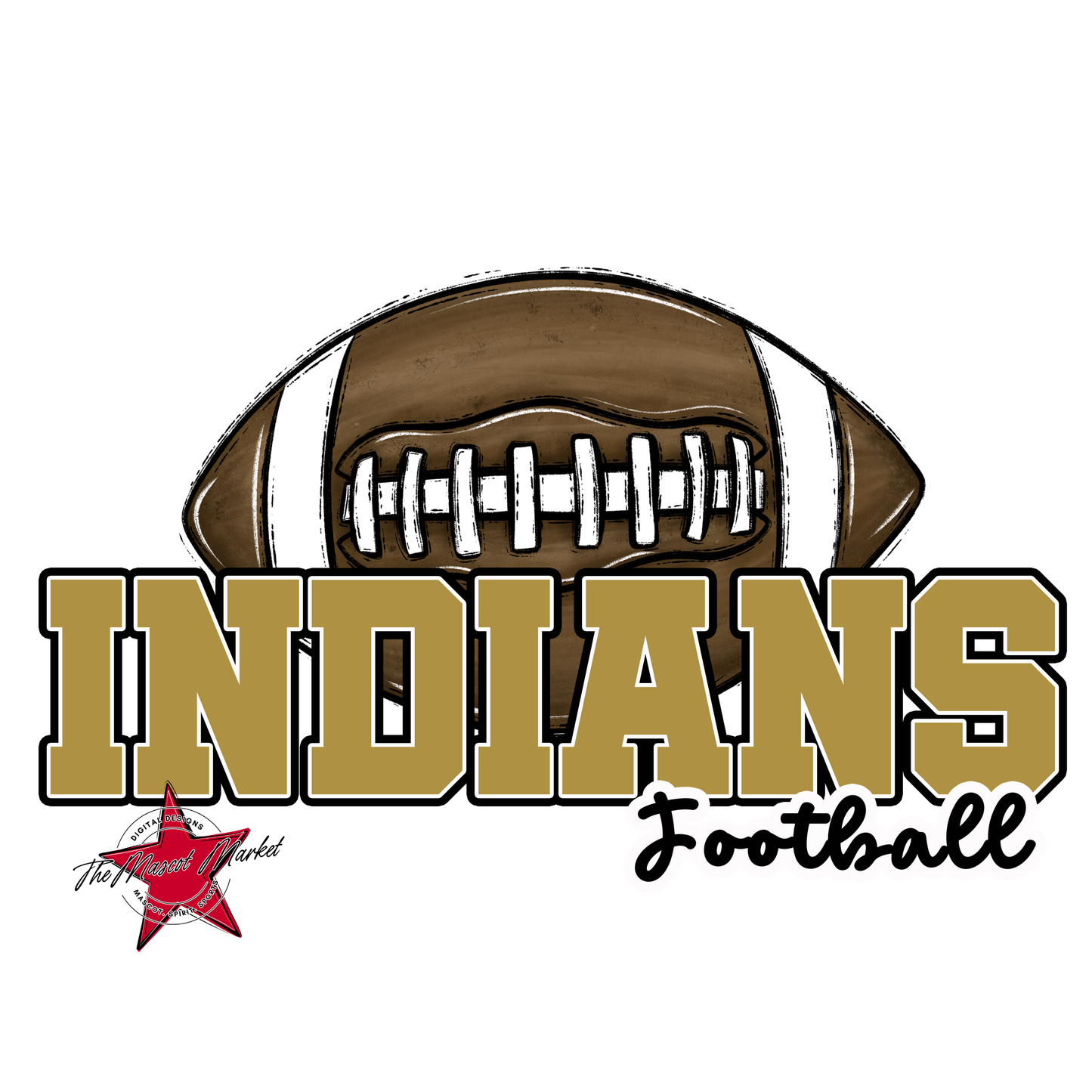 Indians Varsity Football-Gold