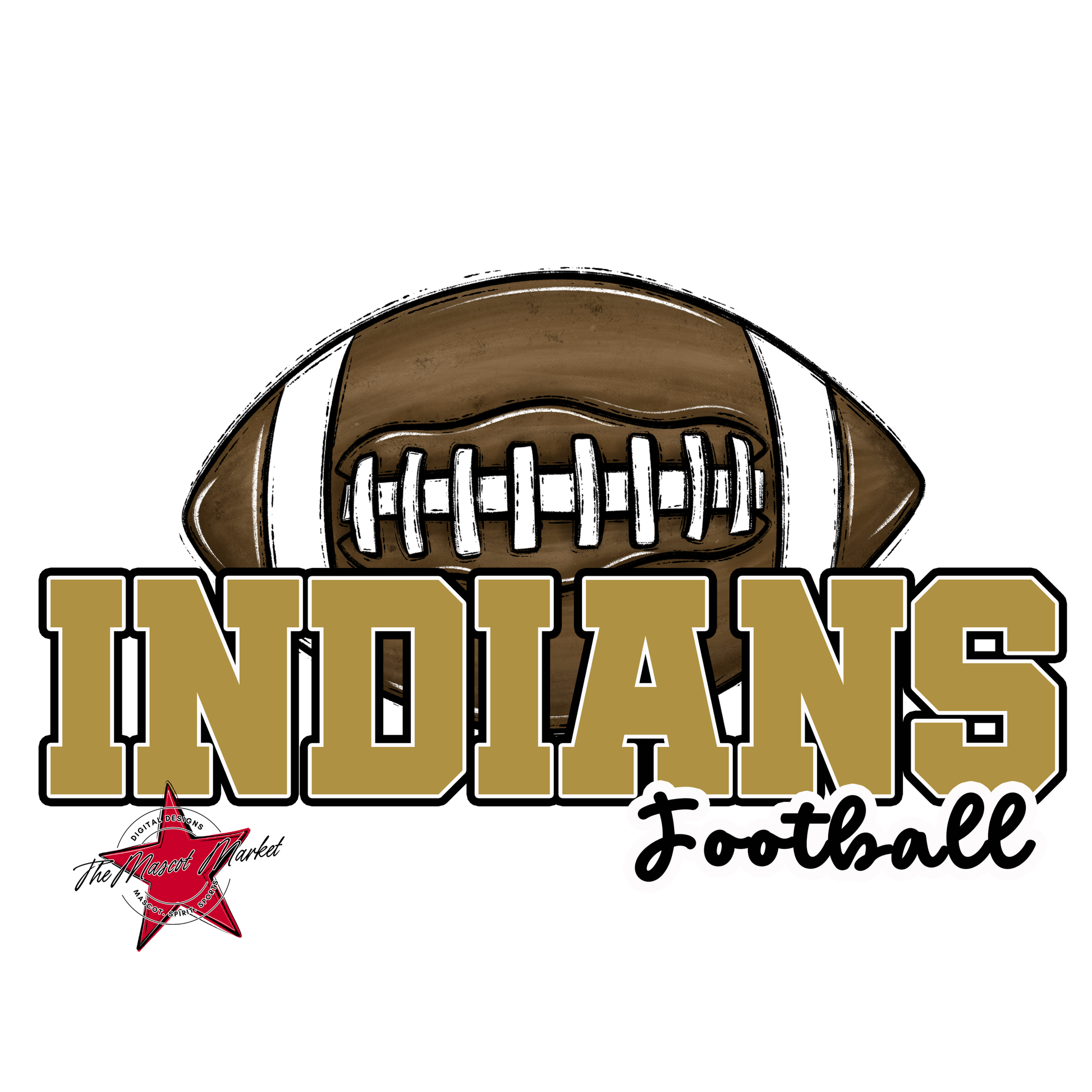 Indians Varsity Football-Gold