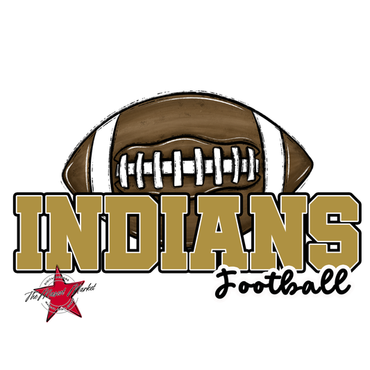Indians Varsity Football-Gold