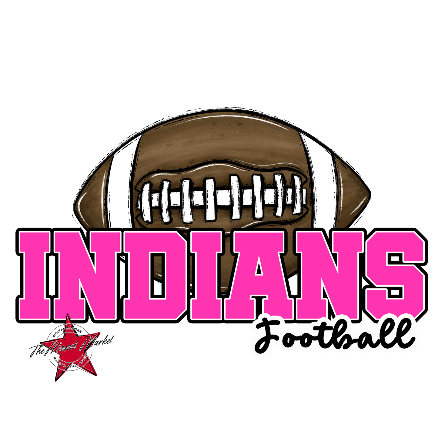 Indians Varsity Football-Pink