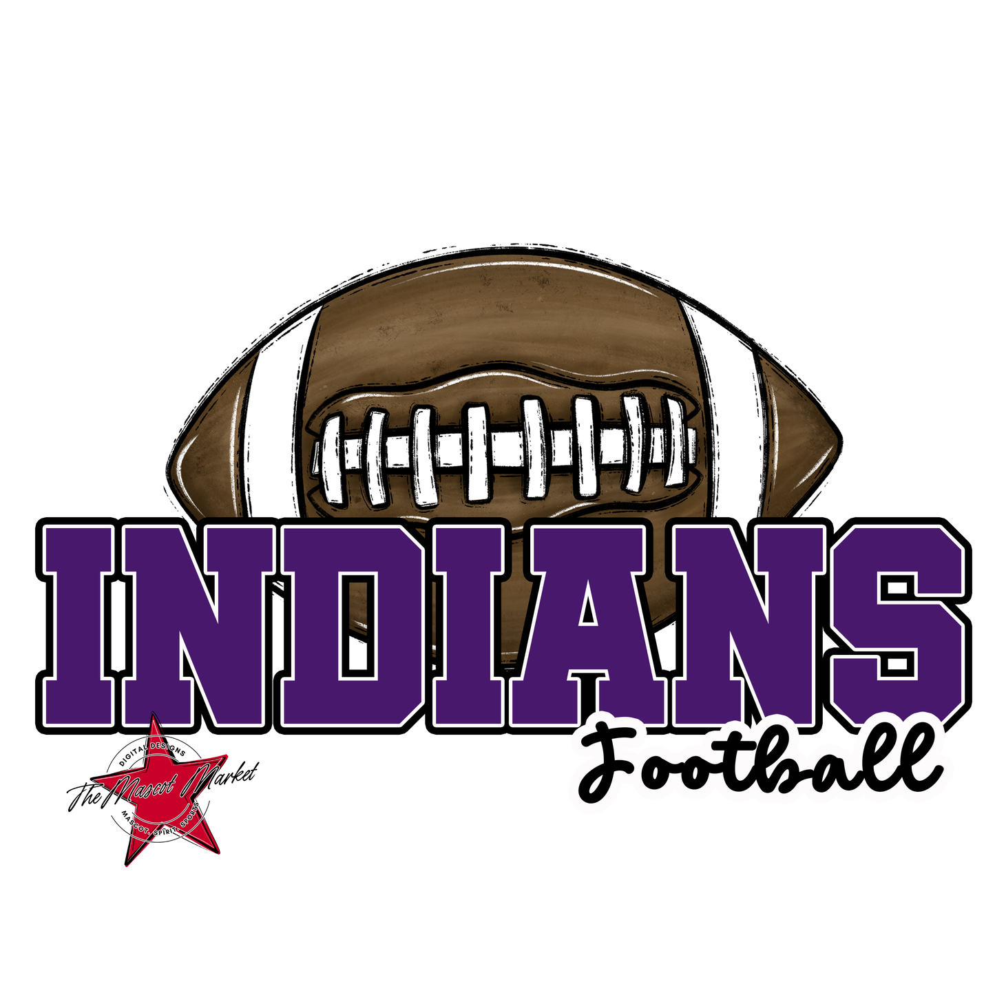 Indians Varsity Football-Purple