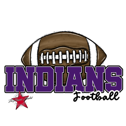 Indians Varsity Football-Purple