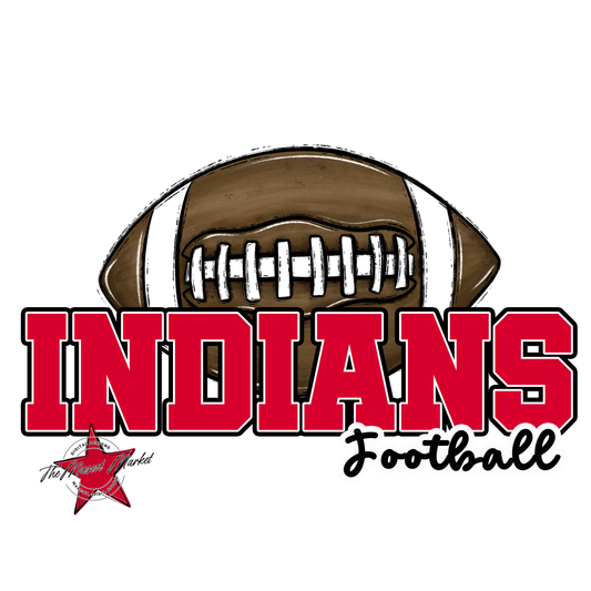 Indians Varsity Football-Red