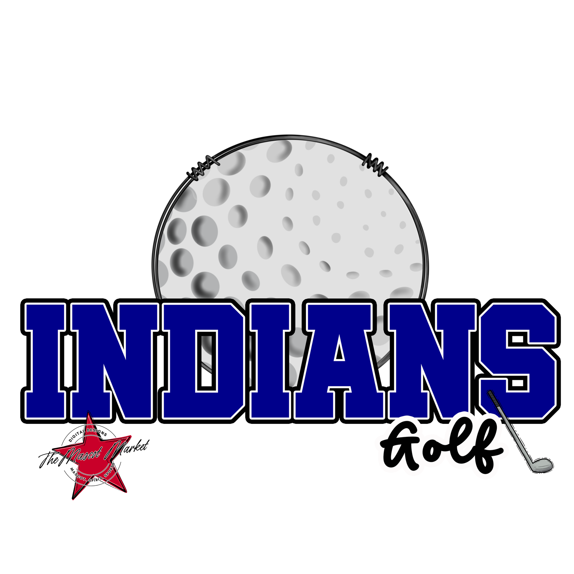 Indians Varsity Golf-Blue