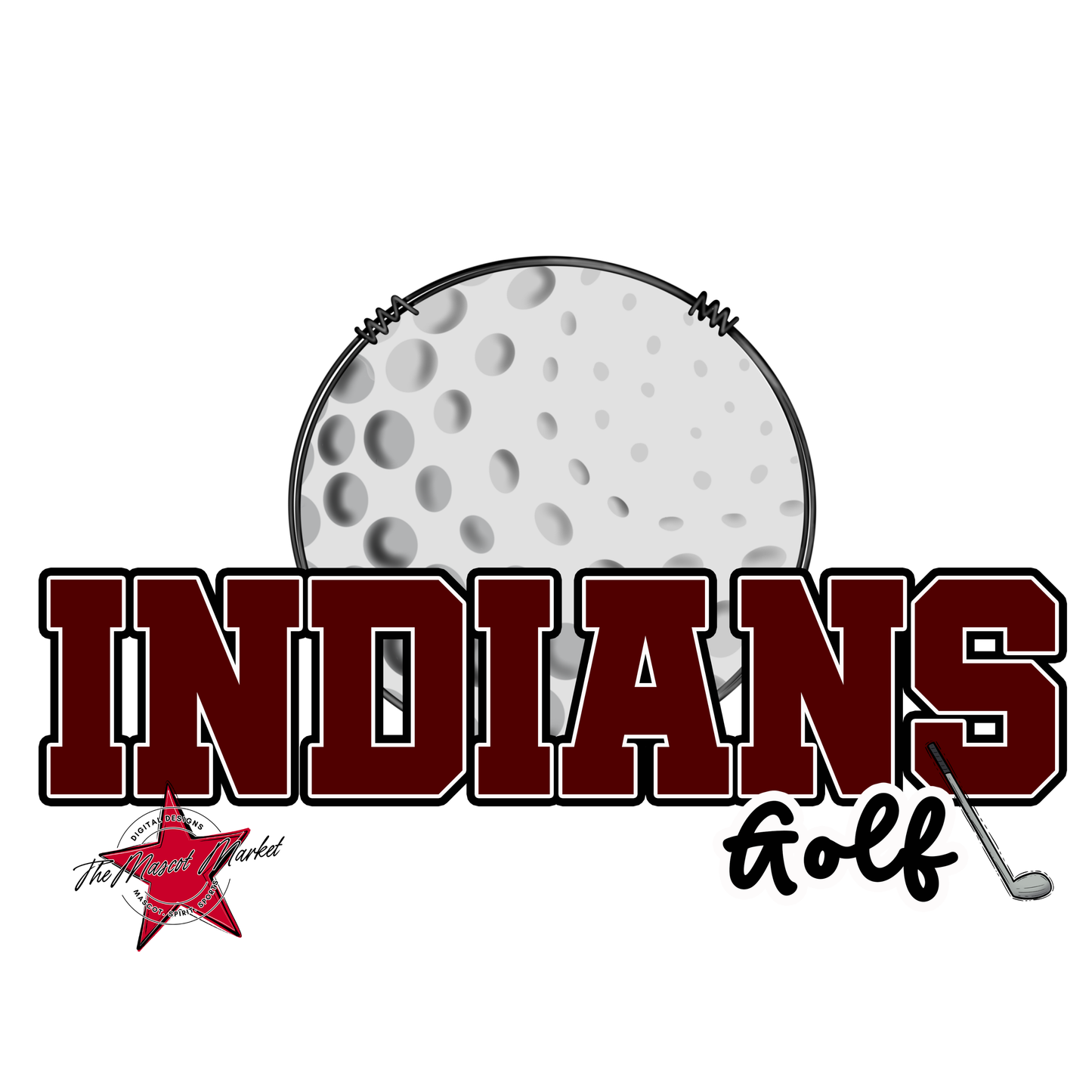 Indians Varsity Golf-Maroon