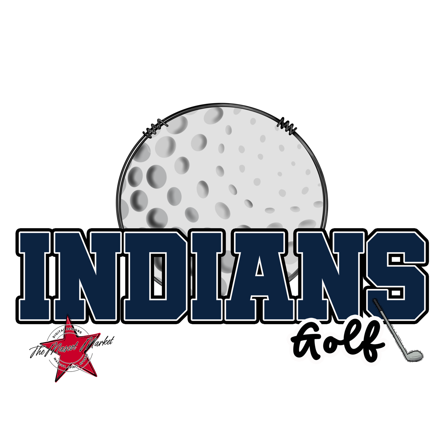 Indians Varsity Golf-Navy