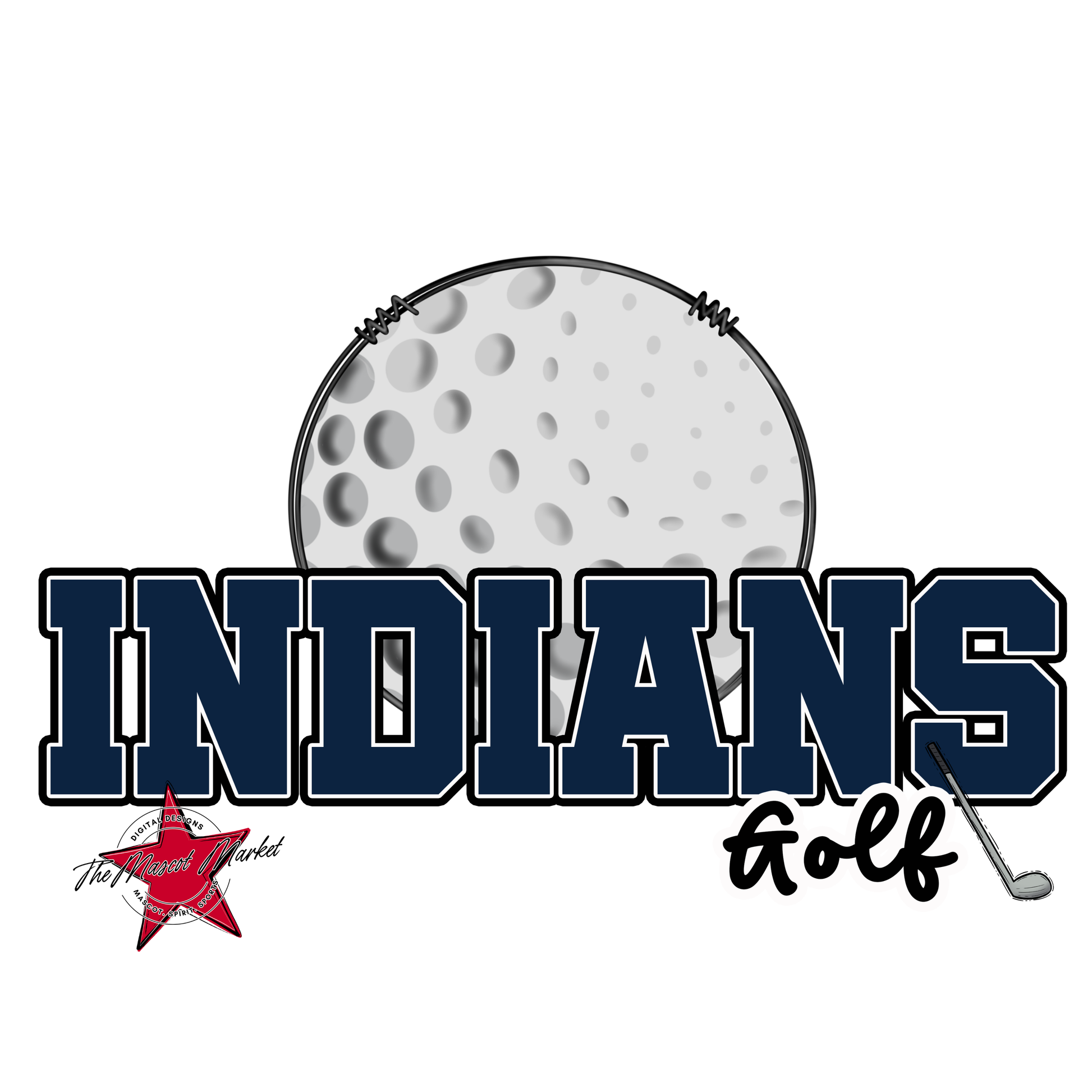 Indians Varsity Golf-Navy