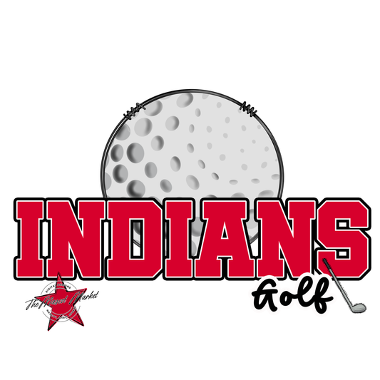 Indians Varsity Golf-Red