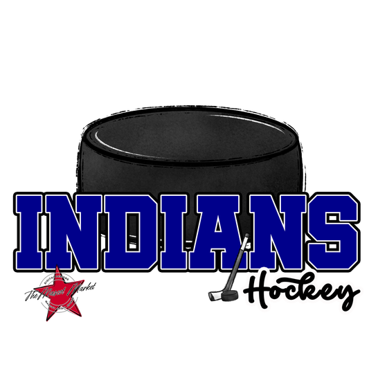 Indians Varsity Hockey-Blue