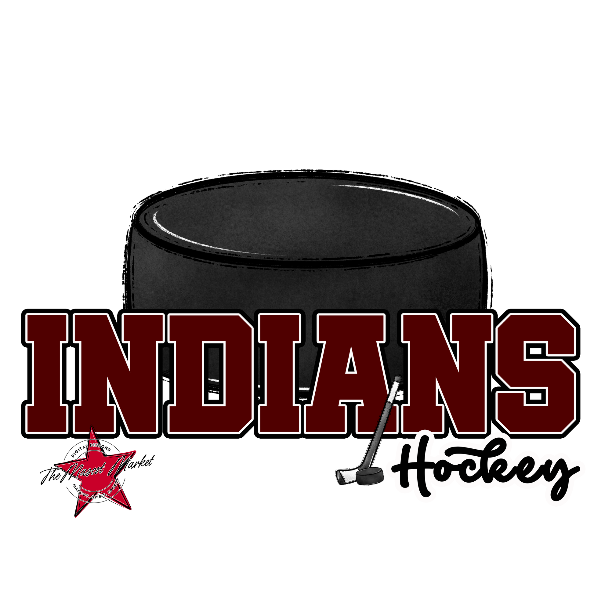 Indians Varsity Hockey-Maroon