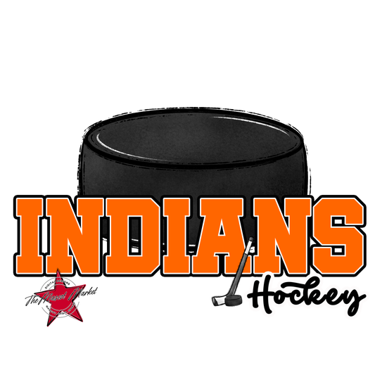 Indians Varsity Hockey-Orange