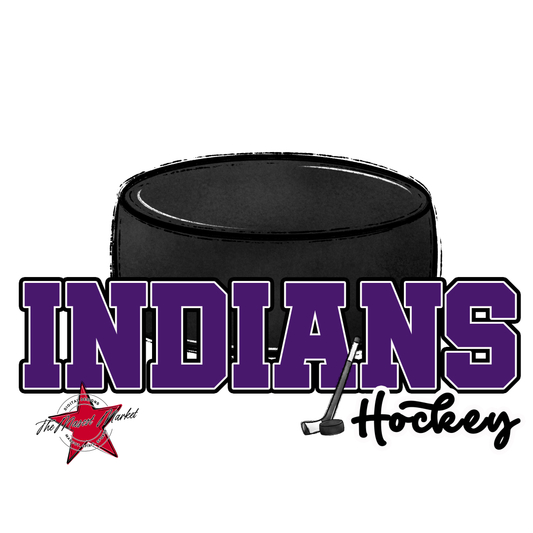 Indians Varsity Hockey-Purple