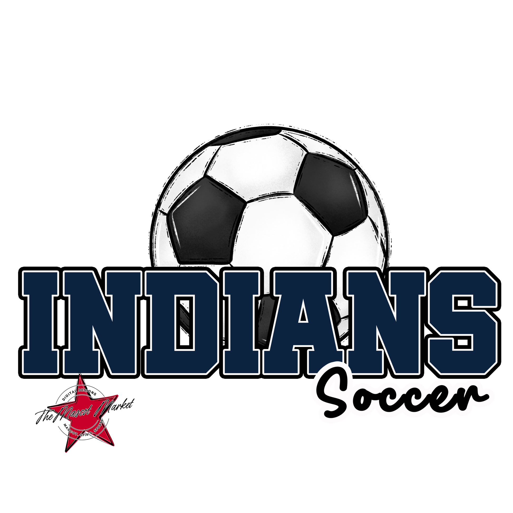 Indians Varsity Soccer-Navy