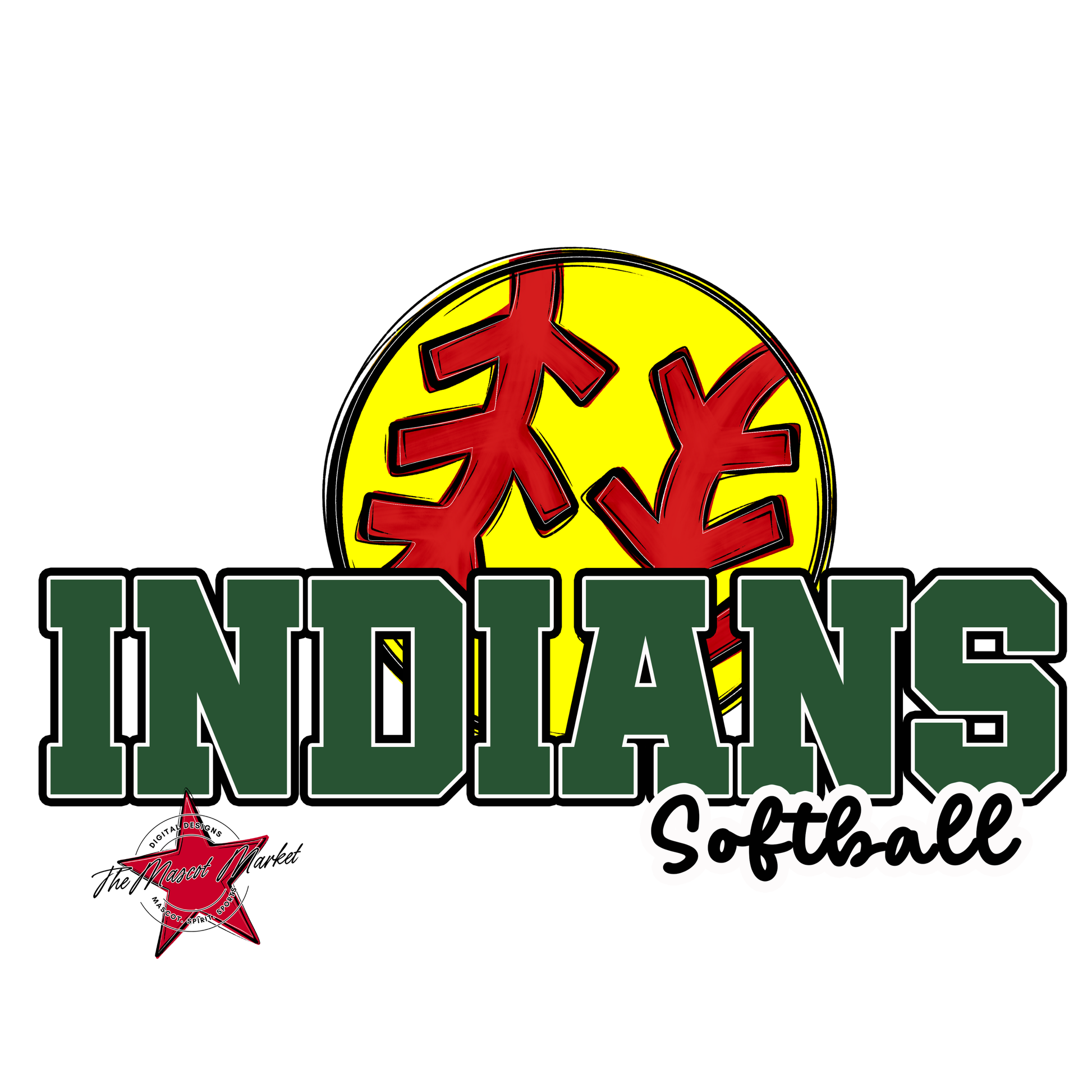 Indians Varsity Softball-Green