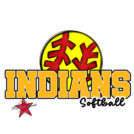Indians Varsity Softball-Yellow