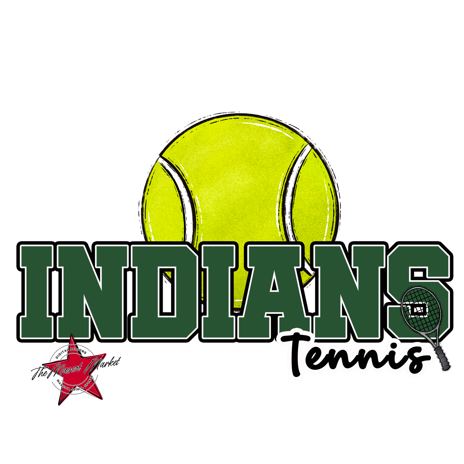 Indians Varsity Tennis-Green