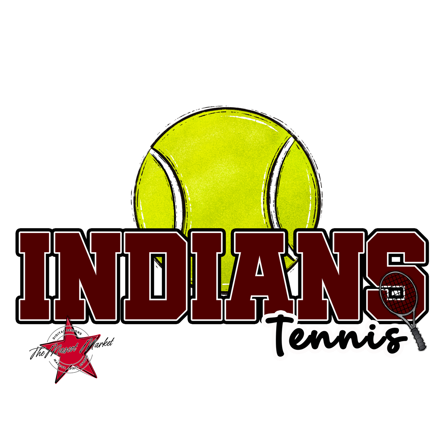 Indians Varsity Tennis-Maroon
