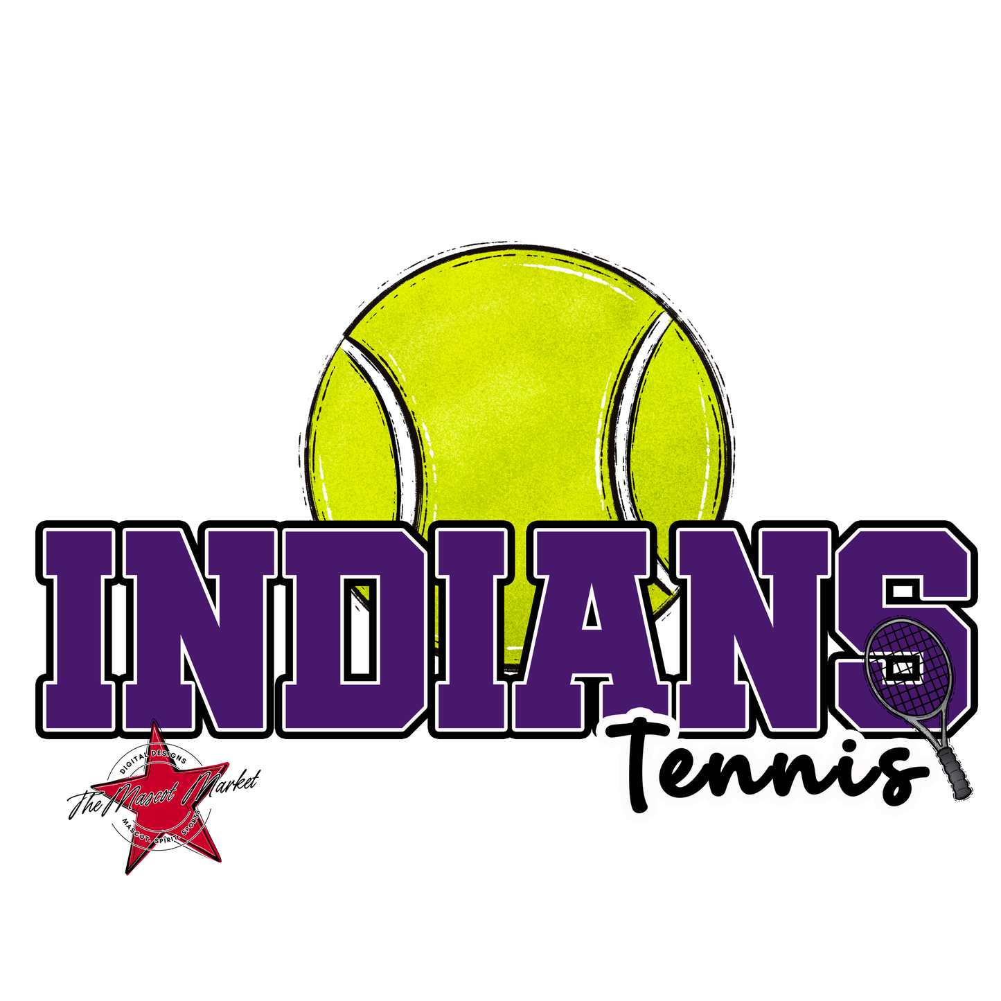 Indians Varsity Tennis-Purple