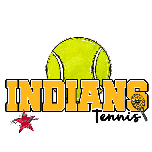 Indians Varsity Tennis-Yellow