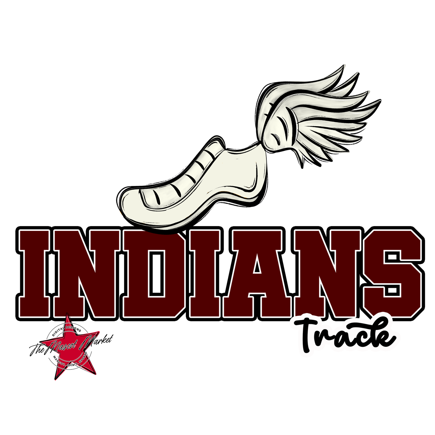 Indians Varsity Track-Maroon