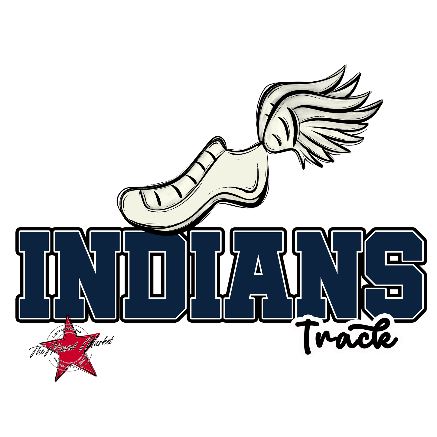 Indians Varsity Track-Navy