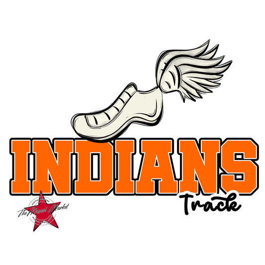 Indians Varsity Track-Orange