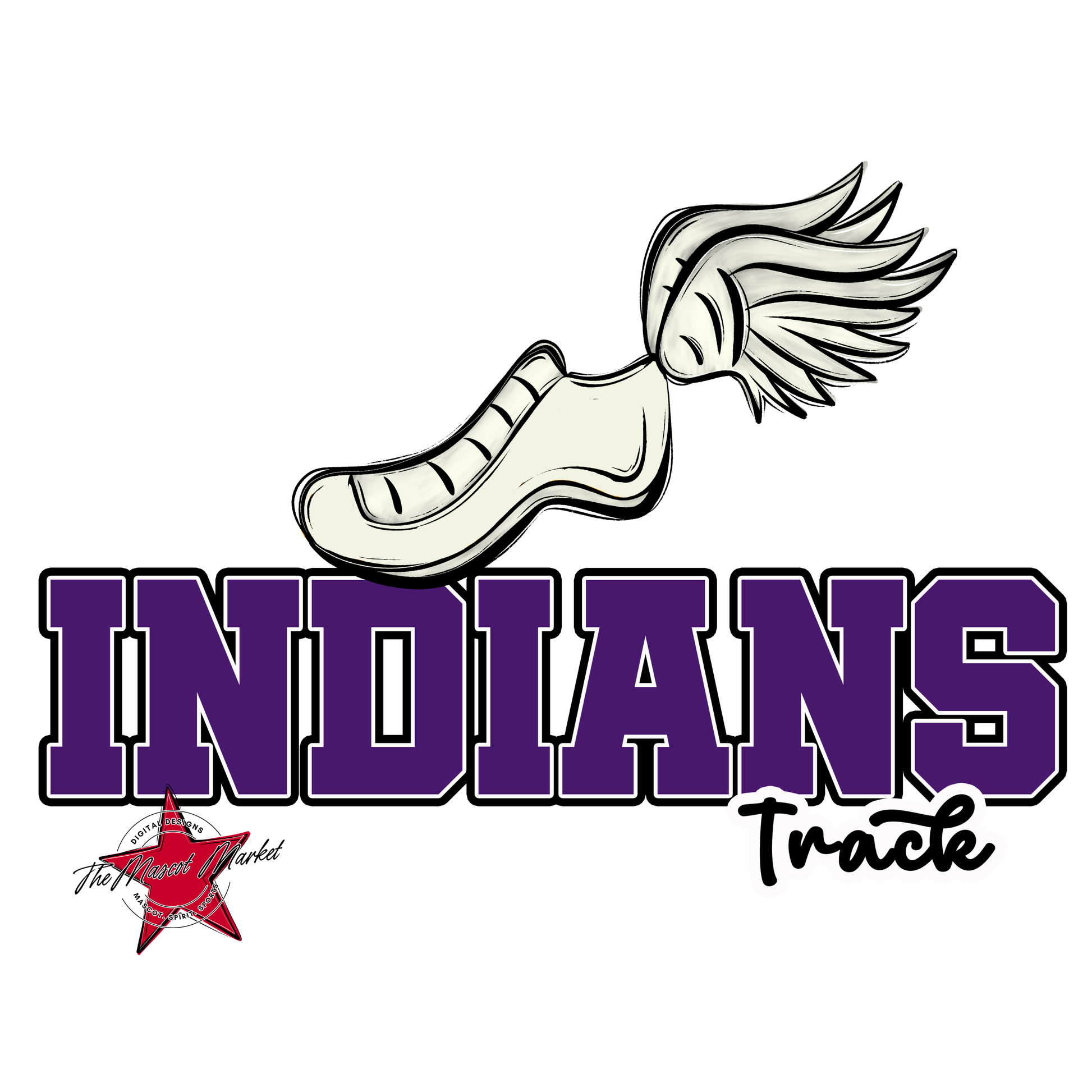 Indians Varsity Track-Purple