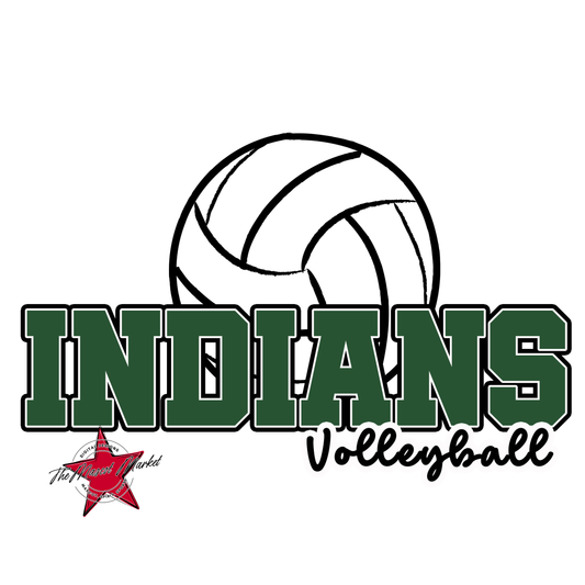 Indians Varsity Volleyball-Green