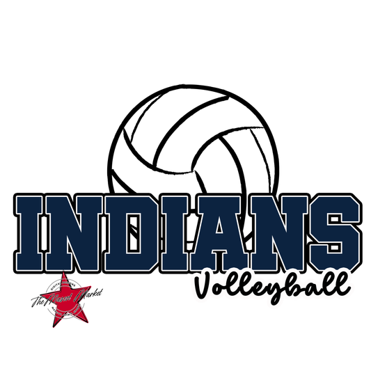 Indians Varsity Volleyball-Navy
