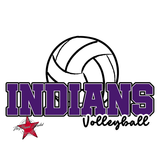 Indians Varsity Volleyball-Purple