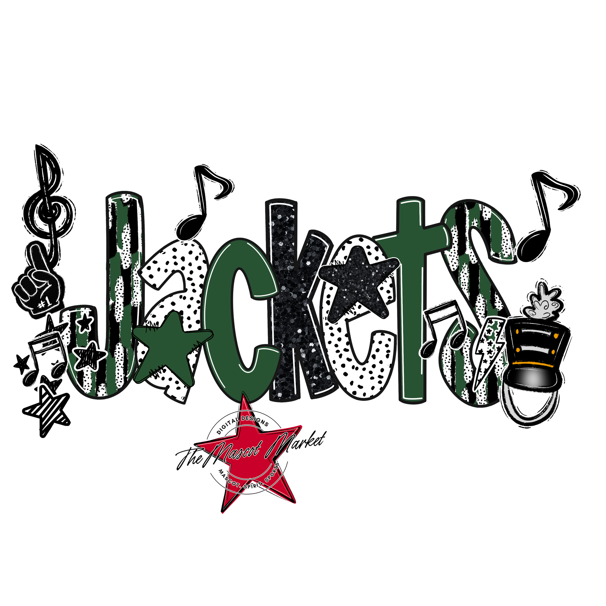 Jackets Band Scrape-Green