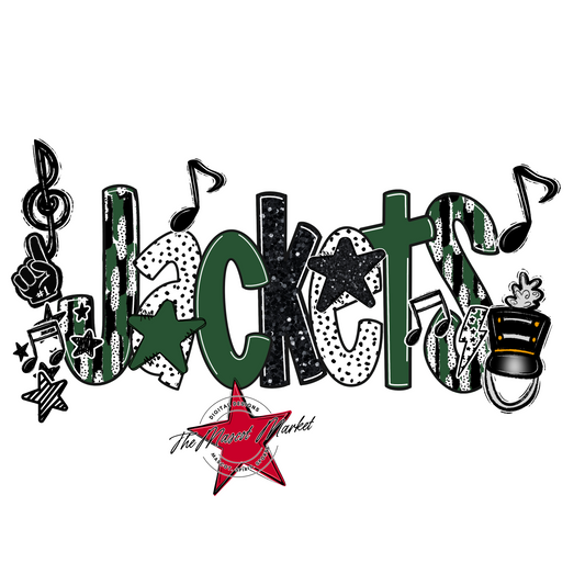 Jackets Band Scrape-Green