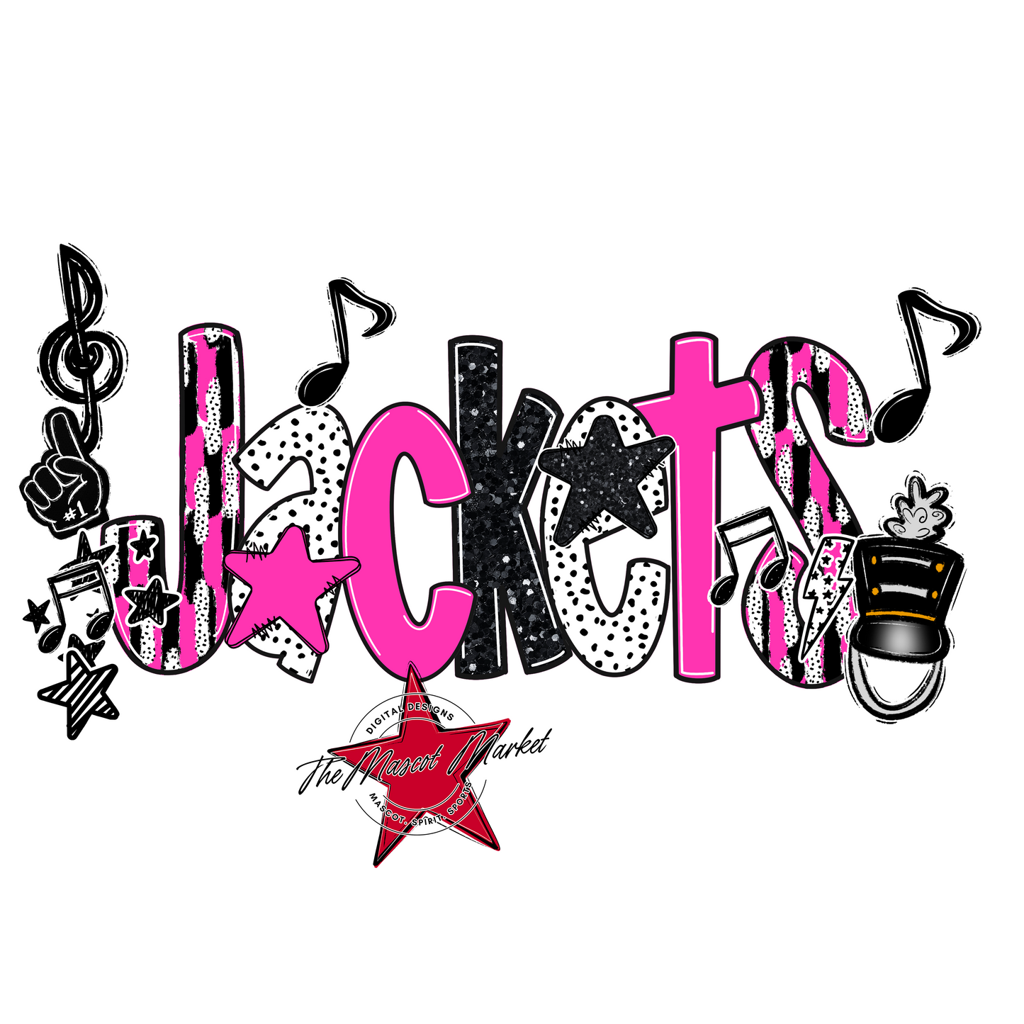 Jackets Band Scrape-Pink