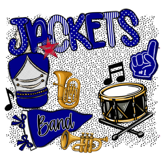 Jackets Band Spirit-Blue