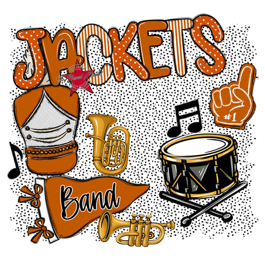 Jackets Band Spirit-Burnt Orange
