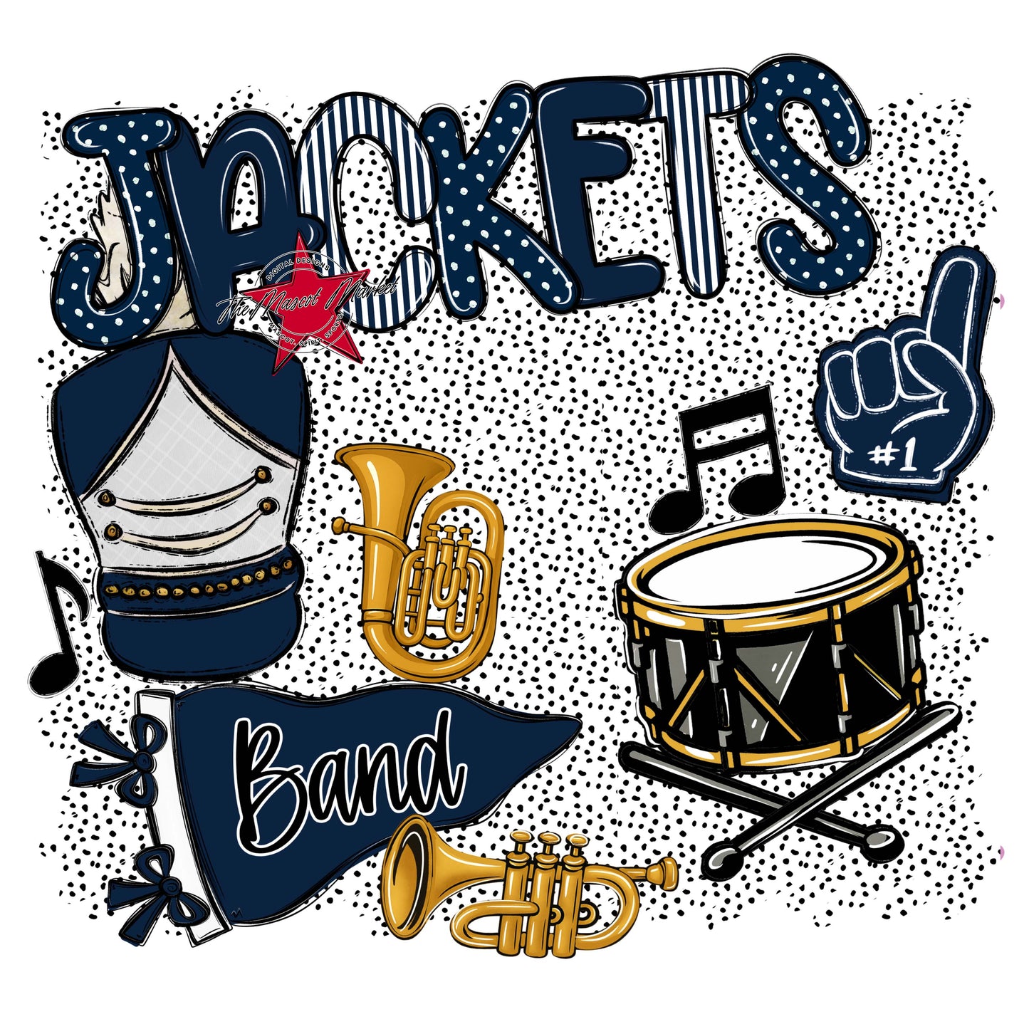 Jackets Band Spirit-Navy