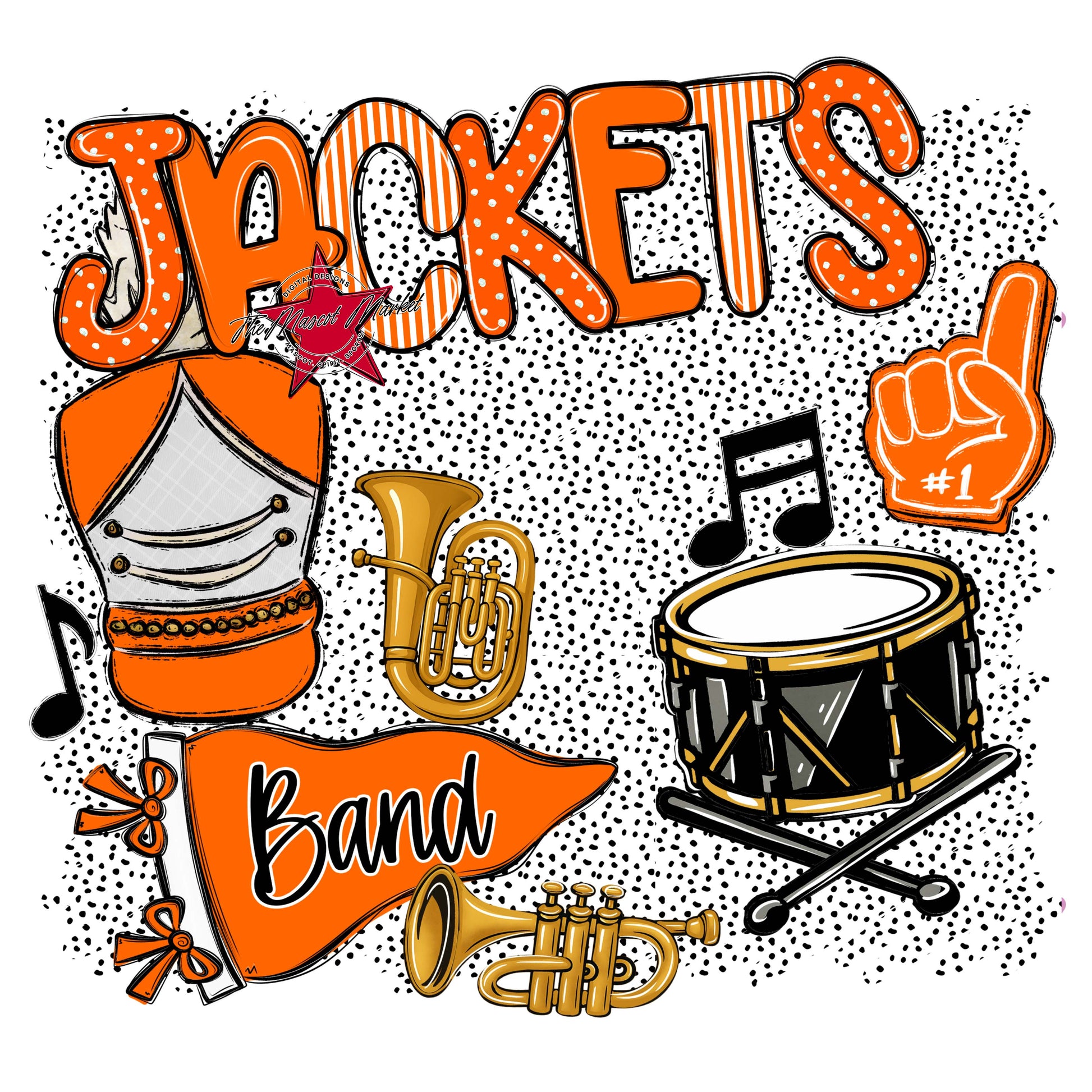 Jackets Band Spirit-Orange
