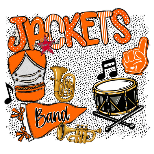 Jackets Band Spirit-Orange