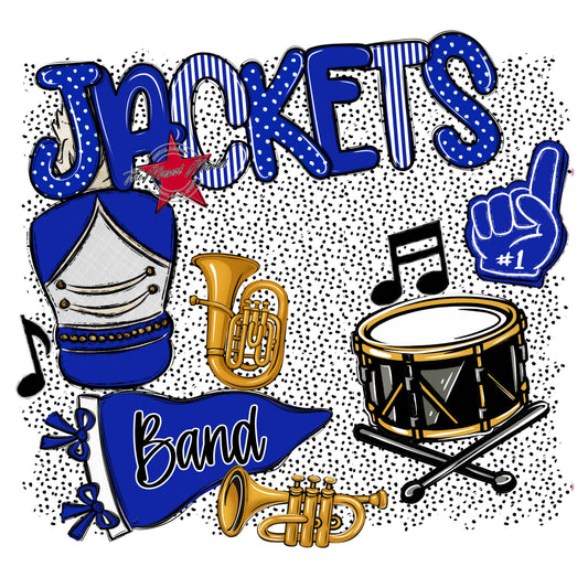 Jackets Band Spirit-Royal Blue