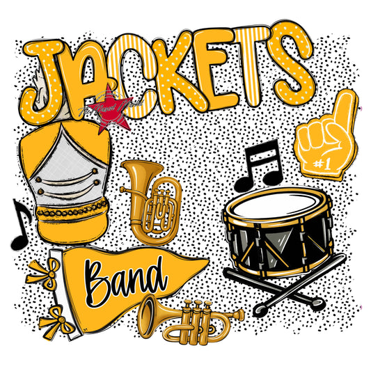 Jackets Band Spirit-Yellow