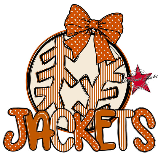 Jackets Baseball-Softball Spirit Design-Burnt Orange