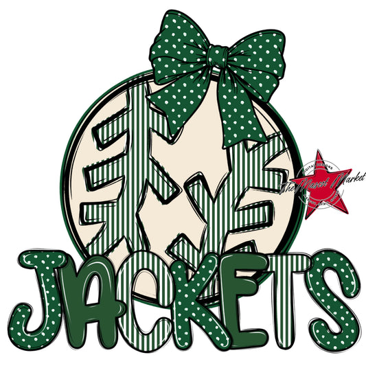 Jackets Baseball-Softball Spirit Design-Green
