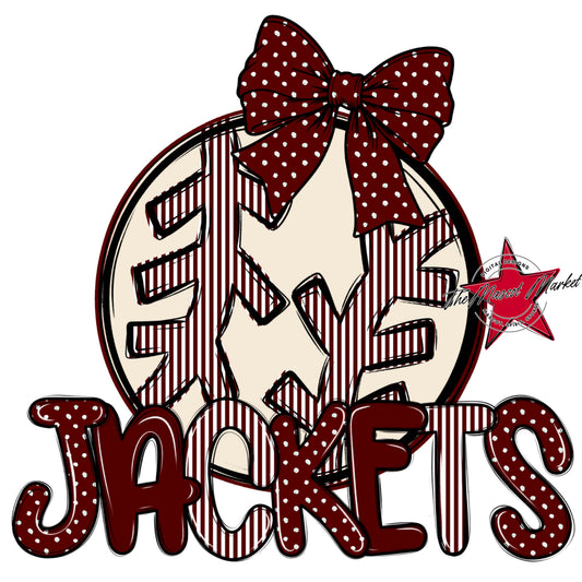 Jackets Baseball-Softball Spirit Design-Maroon