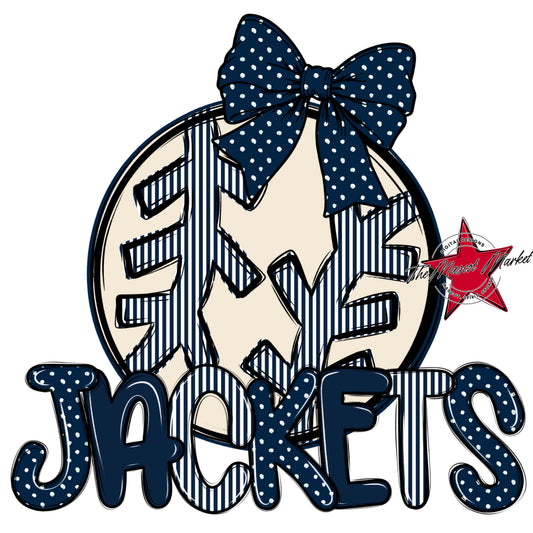 Jackets Baseball-Softball Spirit Design-Navy