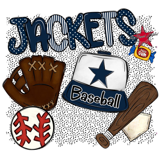 Jackets Baseball Spirit-Navy